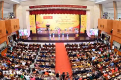 El programa Primavera de la Patria 2024 se efectuó en Ciudad Ho Chi Minh (Foto: VNA)
