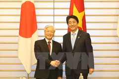 Líder partidista vietnamita concluye visita oficial en Japón