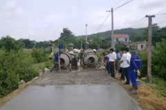 Avanza Hung Yen en construcción de nuevas zonas rurales