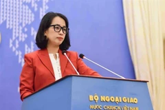 La portavoz del Ministerio de Relaciones Exteriores de Vietnam, Pham Thu Hang (Fuente: VNA)