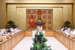 El viceprimer ministro vietnamita Tran Hong Ha en el evento (Fuente:VNA)
