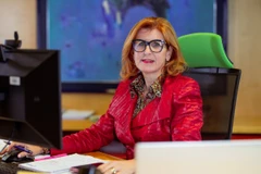 Vesna Nahtigal, director general de la Cámara de Comercio e Industria de Eslovenia (Fuente: VNA)