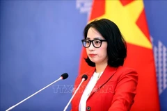 La portavoz de la Cancillería de Vietnam, Pham Thu Hang. (Fuente: VNA)