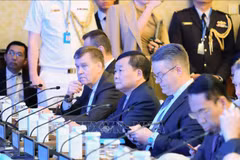 La delegación del Ministerio de Defensa vietnamita, encabezada por su subtitular Hoang Xuan Chien, participa en el XXI Diálogo Shangri-La (Fuente:VNA)