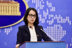 La portavoz de la Cancillería, Pham Thu Hang (Fuente: VNA)