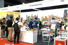 El pabellón de Vietnam en un evento internacional sobre Halal. (Fuente: VNA)