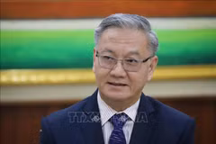 Thongsavanh Phomvihane, miembro del Comité Central del Partido Popular Revolucionario de Laos y jefe de su Comisión de Relaciones Exteriores. (Fuente:VNA)