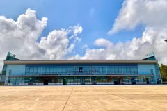 El aeropuerto de Dong Hoi, en la provincia central de Quang Binh. (Fuente:Internet)