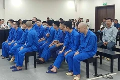 Acusados en el juicio. (Fuente:VNA)