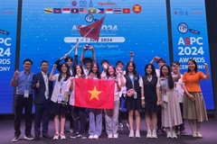 Delegación vietnamita (Foto: tienphong.vn)