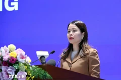 La viceministra de Relaciones Exteriores de Vietnam, Nguyen Minh Hang. (Fuente:VNA)
