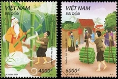 Promueven cuentos de hada vietnamitas en sellos postales. (Fuente:Internet)