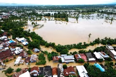 Inundaciones dejan saldo de al menos a 28 muertes en Indonesia. (Fuente:Xinhua/VNA)