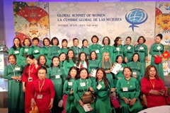 Vietnamitas de ultramar asisten por primera vez a Cumbre Mundial de Mujeres. (Fuente:VNA)