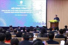 El primer ministro de Vietnam, Pham Minh Chinh, habla en el evento (Fuente: VNA)