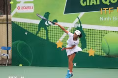 El Torneo Internacional de Tenis en la categoría sub-18 (ITF U18-J30) concluyó luego de seis días de competencias en la provincia norvietnamita de Ninh Binh (Fuente: VNA)
