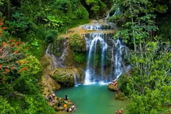 Admiran belleza natural y prístina de catarata Mu en Hoa Binh
