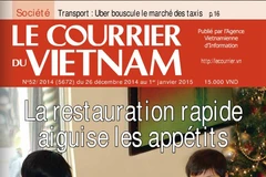 Informaciones en francés circulan en Le Courrier du Vietnam