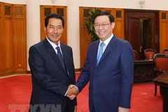 Recibe viceprimer ministro vietnamita al vicepresidente de la Asamblea Nacional de Laos