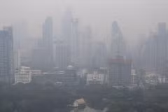 Empeora nivel de contaminación del aire en Bangkok
