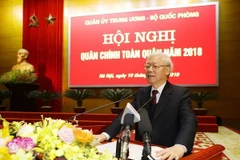 Dirigente de Vietnam insta al Ejército a mantener firme la soberanía nacional 
