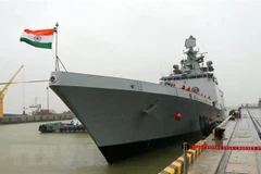 Visita buque naval de la India a ciudad vietnamita de Da Nang