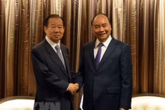Recibe premier vietnamita al secretario general del Partido Liberal Democrático de Japón