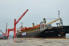 Recibe puerto en provincia vietnamita de Binh Thuan primer barco extranjero