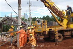 Provincia vietnamita intensifica asistencia a localidad camboyana en suministro de electricidad 