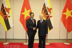 Máximo dirigente vietnamita ofrece banquete de bienvenida al sultán de Brunei 