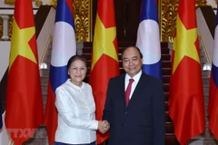 Recibe premier vietnamita a presidenta de Asamblea Nacional de Laos