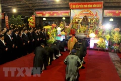 Celebran en Vietnam Festival del Templo Tran de Thai Binh