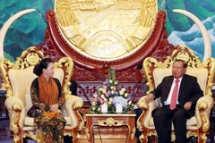 Concluye presidenta del Parlamento de Vietnam visita a Laos 