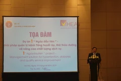 Asiste grupo farmacéutico francés a Vietnam en mejora del control de hipertensión y diabetes 
