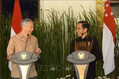 Visita presidente de Indonesia a Singapur