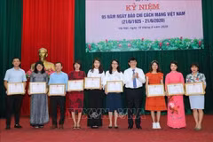 Agencia Vietnamita de Noticias honrada por cobertura de COVID-19