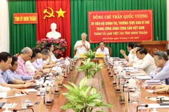 Permanente de Secretariado del PCV visita Ninh Thuan