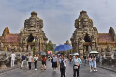 Ingresos de entradas a parque Angkor en Camboya disminuyen en 75 por ciento