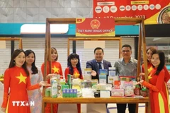 Los productos vietnamitas en ferias internacionales. (Foto: VNA)