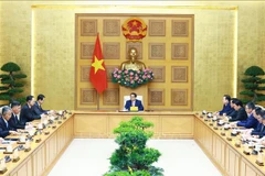 El primer ministro Pham Minh Chinh recibe al nuevo embajador de China, He Wei. (Fuente: VNA)