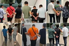 Los sospechosos fueron detenidos durante una operación policial que duró 10 días. (Foto: Policía de Singapur)