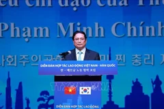 El primer ministro de Vietnam, Pham Minh Chinh, en el foro (Fuente: VNA)