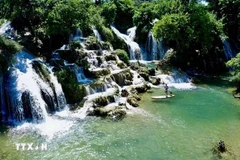 En el geoparque global Non Nuoc Cao Bang (Fuente: VNA)