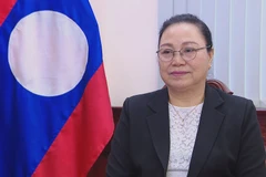 La embajadora de Laos en Vietnam, Khamphao Ernthavanh (Fuente: VNA)