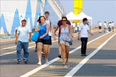 Los turistas extranjeros en Vietnam (Fuente: VNA)