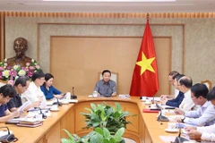 El viceprimer ministro de Vietnam, Tran Hong Ha, preside la reunión (Fuente: VNA)