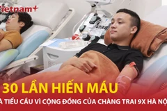 Nguyen Van Thanh, altruista joven con 130 donaciones de sangre y plaquetas