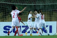 [Fotos] La selección femenina de fútbol vietnamita ganó boleto a la Copa Asiática