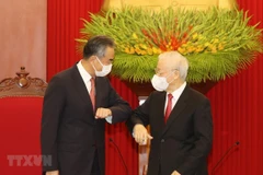 Máximo dirigente partidista de Vietnam recibe al canciller chino 