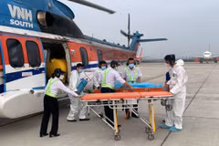 Realizan con éxito vuelo de emergencia para paciente en Truong Sa